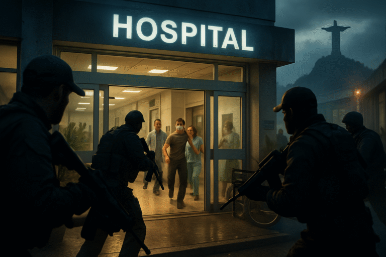 Homens armados invadem hospital no Rio em busca de paciente internado