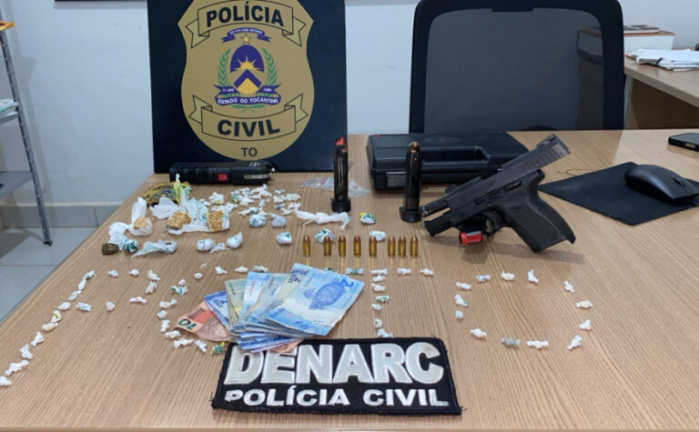Casal do tráfico é apreendido em Araguaína pela Polícia Civil