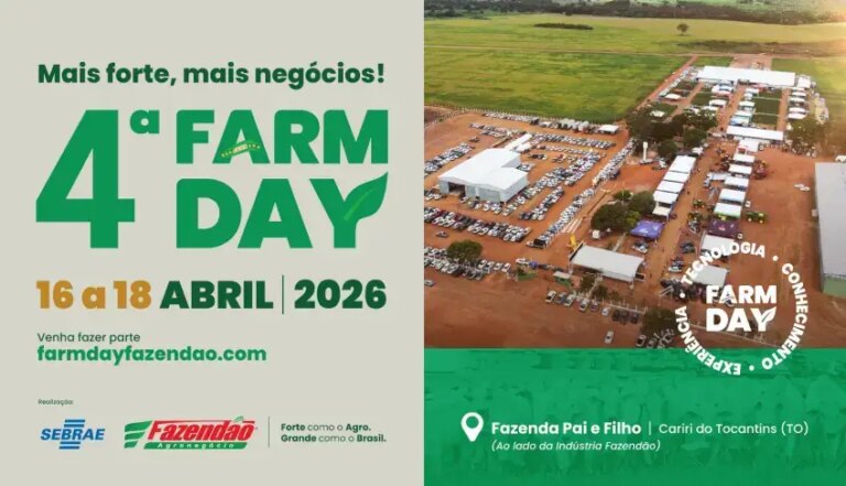 Farm Day Fazendão reúne produtores e empresas em três dias de imersão no agronegócio no sul do Estado | ASN Tocantins