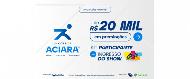 Araguaína em Festa: Corrida Noturna da ACIARA Promete Agitar a Cidade com Show do Chiclete com Banana