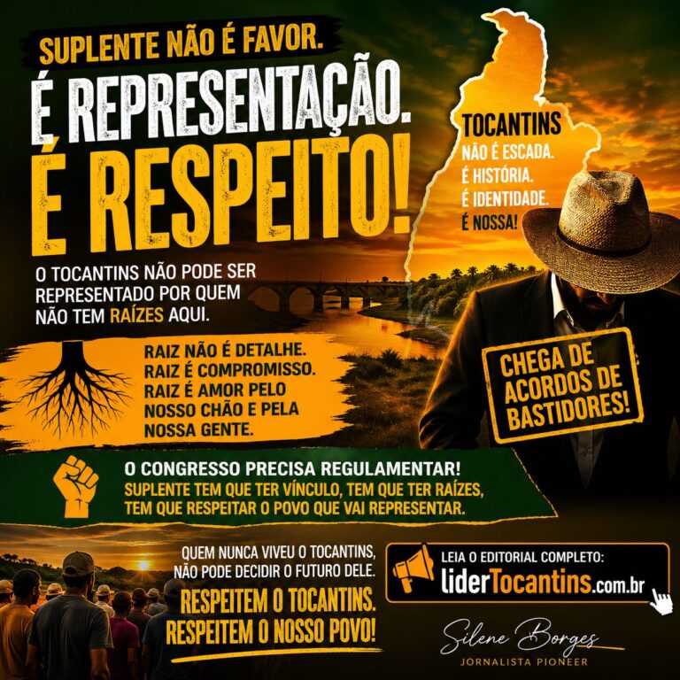 Uma cadeira à venda? O desrespeito aos tocantinenses não pode ser normalizado