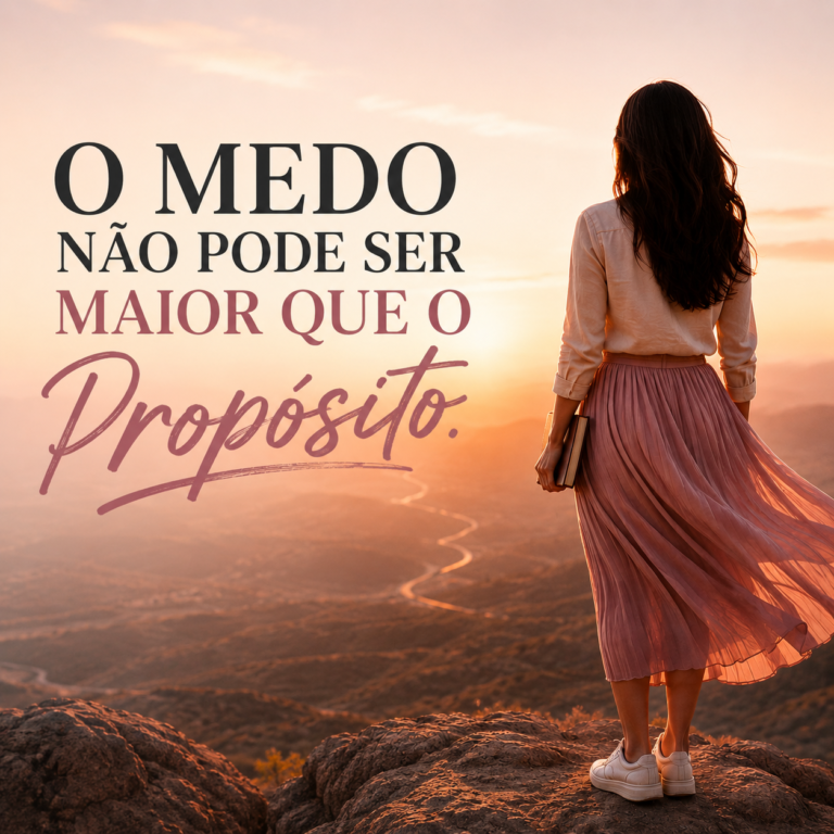 O Medo Não Pode Ser Maior Que o Propósito