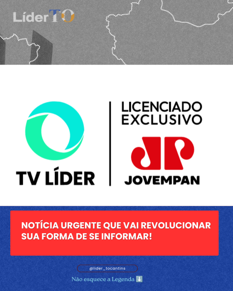 TV Líder Agora é Jovem Pan News: Uma Nova Era de Informação e Oportunidade Chega ao Tocantins!